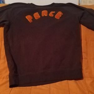 American Eagle Sweat shirt peace print